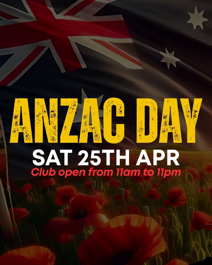 Featured image for “Anzac Day at Club Belrose – Saturday 25th April”