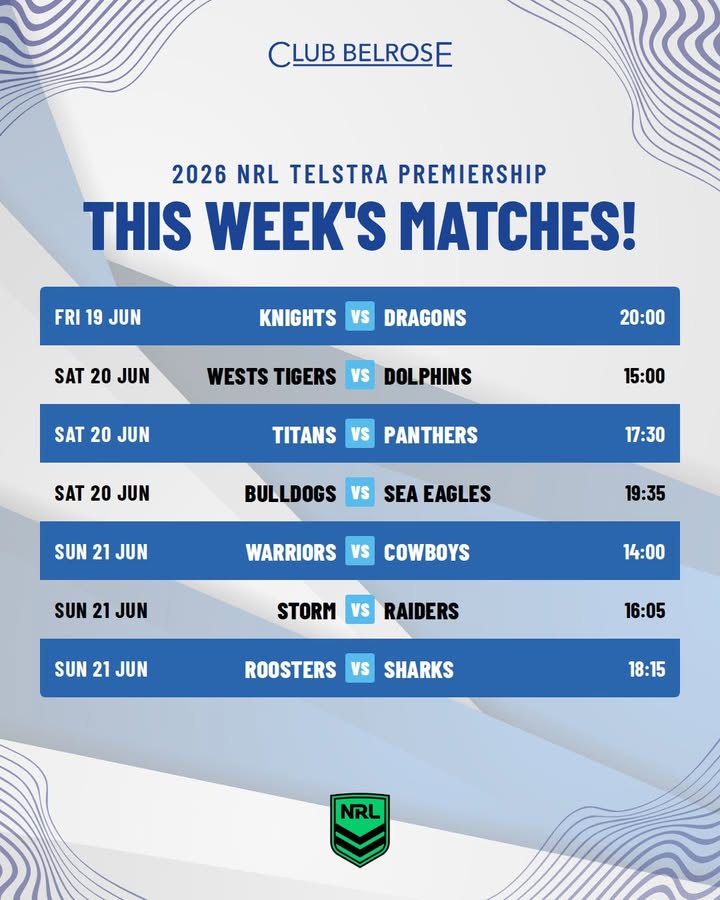 Featured image for “Watch the 2026 NRL Telstra Premiership Live at Club Belrose”