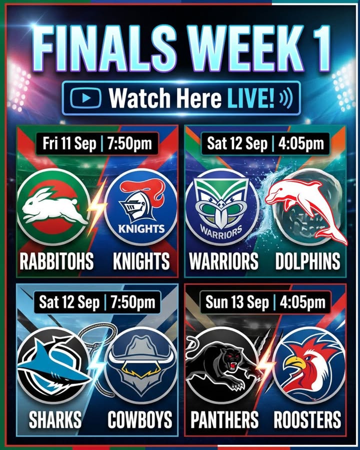 Featured image for “Watch NRL Finals Week 1 Live at Club Belrose”