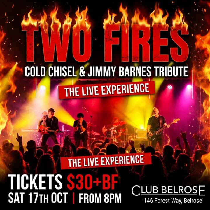 Featured image for “Two Fires Chisel Barnes Show at Club Belrose”