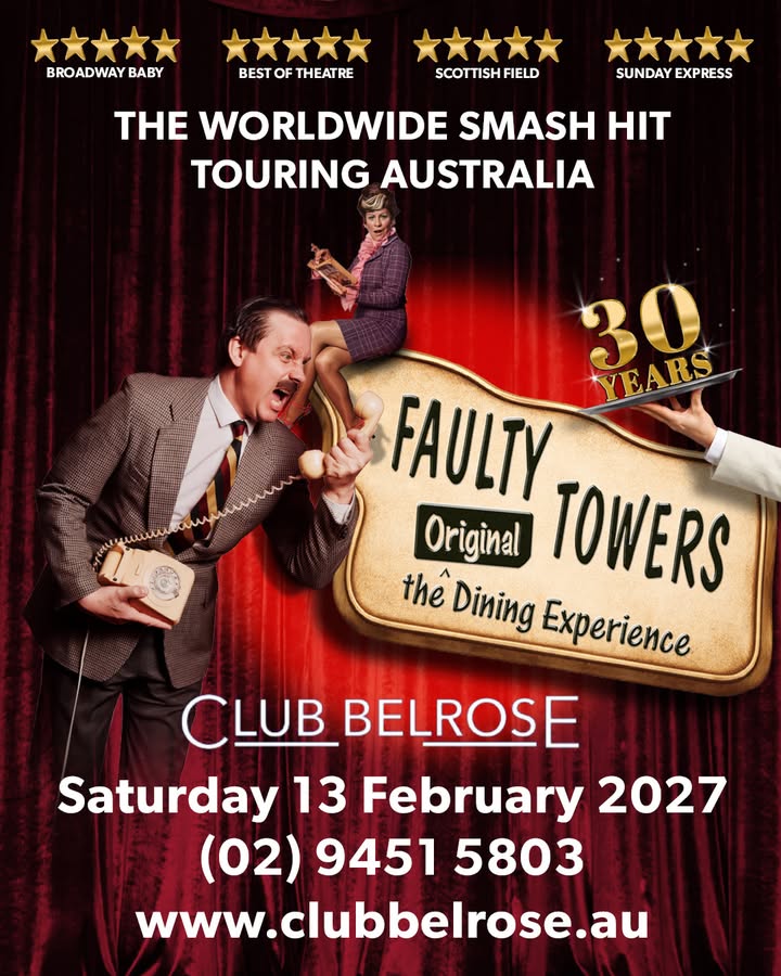 Featured image for “Faulty Towers The Dining Experience at Club Belrose”